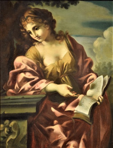 "Sibylle" G. Francesco Romanelli (Viterbe 1610-1662) atelier